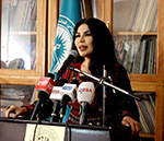  انستیتوت ملی موسیقی  به آریـانا سـعید  تندیس شجاعت داد